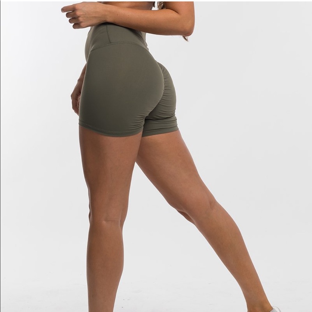 Olive green shorts
